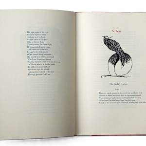 A Medieval Bestiary by David R Godine (publisher), T. J. Elliott, Gillian Tyler  Image: Sample page 'Serpens'