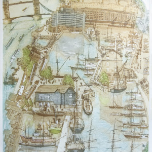 St Katharines Dock by Glynn Thomas