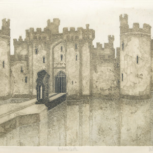 Bodiam Castle by Valerie Thornton