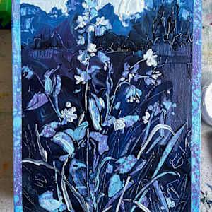 Impressions Cyan by Jennifer L Mohr 