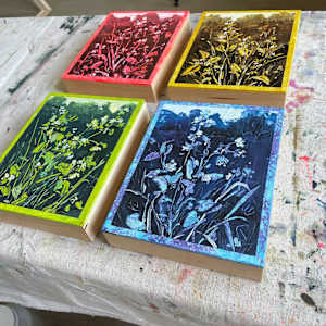 Impressions Neon Green by Jennifer L Mohr 