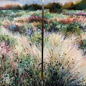 At Home Here (diptych) by Jennifer L Mohr