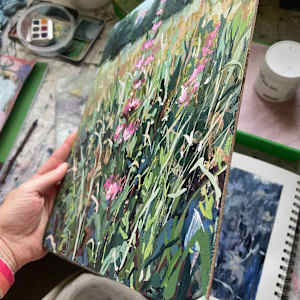 Purple Loosestrife by Jennifer L Mohr 