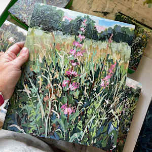 Purple Loosestrife by Jennifer L Mohr 