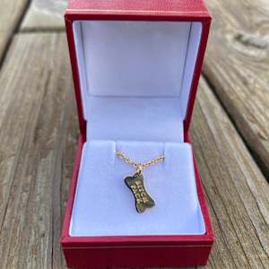 Tiny Bitch Pack Pendant 14k by Salina Ramsay, Image 1.