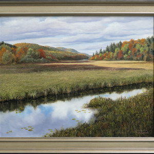 Autumn Marsh, Underhill Flats Vermont by Thomas Waters 