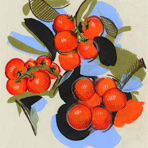 Grow, Grow Cherry Tomato II by Elizabeth Noble