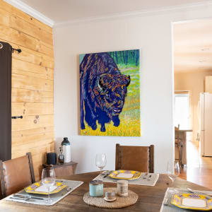 Power Buffalo by Francois Michel Beausoleil  Image: Installation