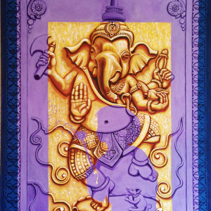 dancing Ganesh by Francois Michel Beausoleil