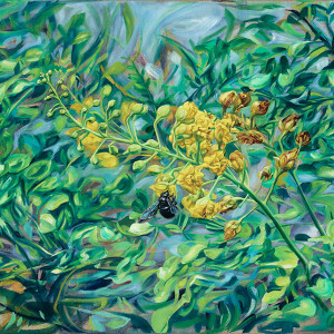 Golden Raceme by Jessica Monroe Fine Art