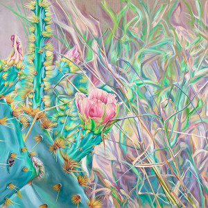 Nopal in Pink by Jessica Monroe Fine Art