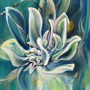 Cenizo in Blue by Jessica Monroe Fine Art