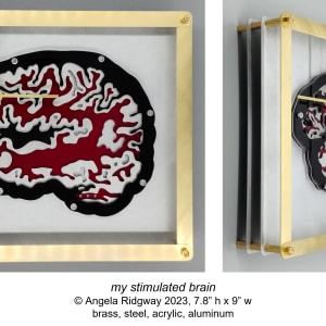 my stimulated brain 1/5 by Angela Ridgway 