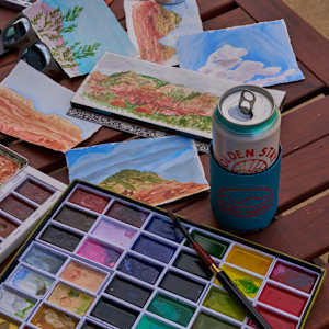 Sedona Watercolor 1 by Mari Pohlman 