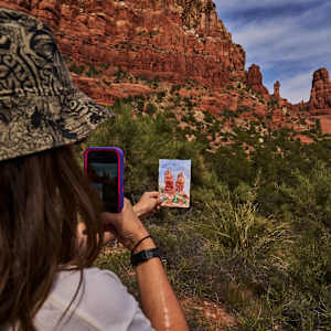 Sedona Watercolor 25 by Mari Pohlman 