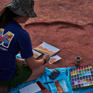 Sedona Watercolor 20 by Mari Pohlman 