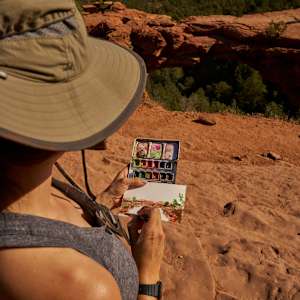 Sedona Watercolor 24 by Mari Pohlman 