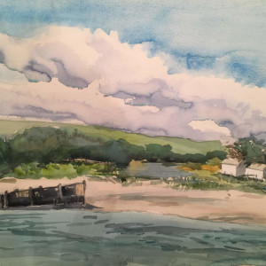 South Harbor Beach by Ruth Westfall