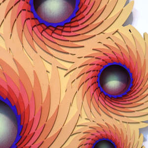 Cosmic Sunflower by Christine Romanell 