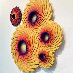 Cosmic Sunflower by Christine Romanell 