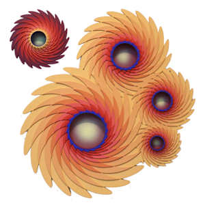 Cosmic Sunflower by Christine Romanell 