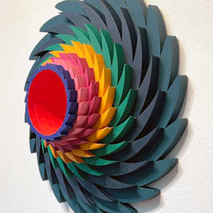 Green Satellite by Christine Romanell 