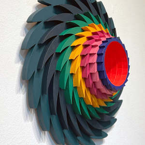 Green Satellite by Christine Romanell 