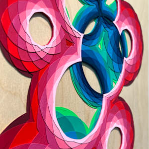 Scarlet Jumble by Christine Romanell 