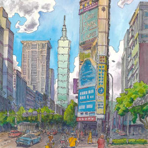 36 views to Taipei 101 #1 by Gene Bond 