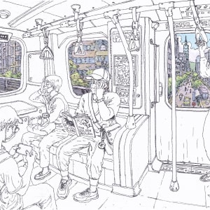 36 views to Taipei 101.  Automated metro by Evgeny Bondarenko 