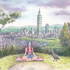 36 views to Taipei 101. Fujhoushan Park by Evgeny Bondarenko 