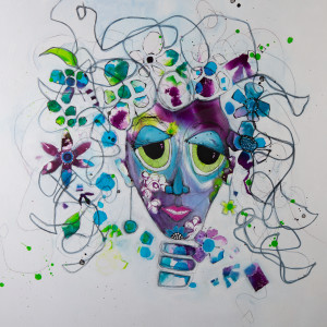 HER SOULFUL EYES #3 by Dana Brock