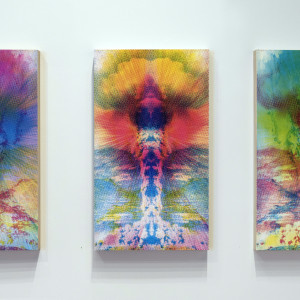 Emanation: Blinded by the Light (Triptych) by Clovis Blackwell