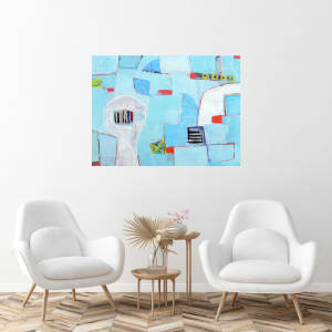 Lighthouse in Busy Harbour by Dianne Lofts-Taylor  Image: Lighthouse in Busy Harbour  room view #3