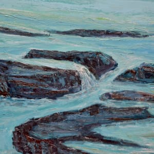 South Rocks Across the Bay by Dianne Lofts-Taylor  Image: detail