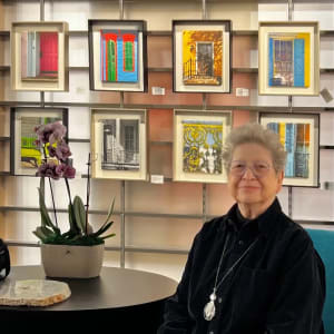 Chartres Street 2 by Marilyn Henrion  Image: framed works