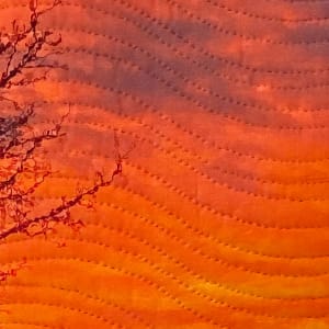 Winter Sunset- Plano by Marilyn Henrion  Image: Winter Sunset- Plano- detail