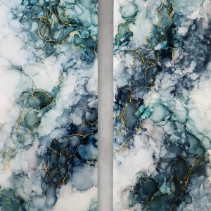 Narayana (Diptych) by Frankie Hsu