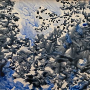 Shapes in Blue Study1 by C. Clinton