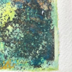 Flooded Brook Study Blue and Gold by C. Clinton 