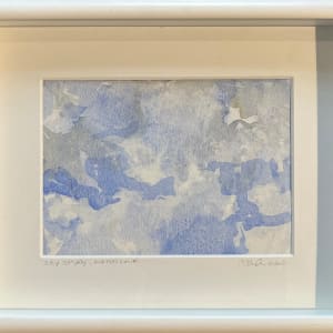 Sky Study , Watercolor by C. Clinton 