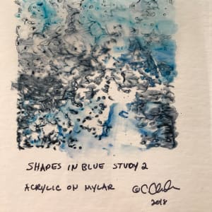 Shapes in Blue Study 2 by C. Clinton 