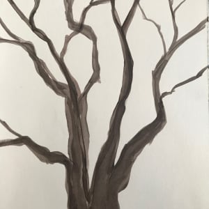 Tree Study Mixed Media by C. Clinton
