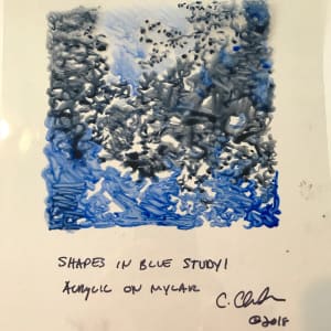 Shapes in Blue Study1 by C. Clinton 