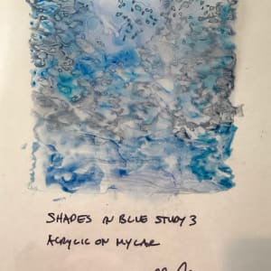 Shapes in Blue Study 3 by C. Clinton 