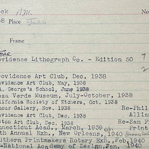 Ship Rock (New Mexico) by Eugene Kingman  Image: Card File