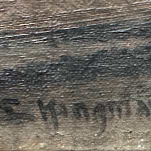 Just Plowed by Eugene Kingman  Image: EK Signature