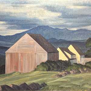 Farm Under Mt. Monadnock by Eugene Kingman 