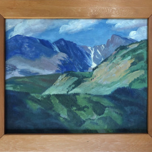 Mountain Sides - Taylor Glacier by Eugene Kingman 