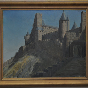 Carcassonne  1927 by EUGENE KINGMAN 